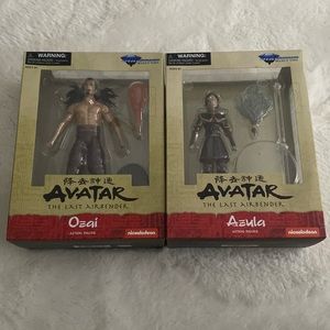 Avatar the last air bender action figure set of 2